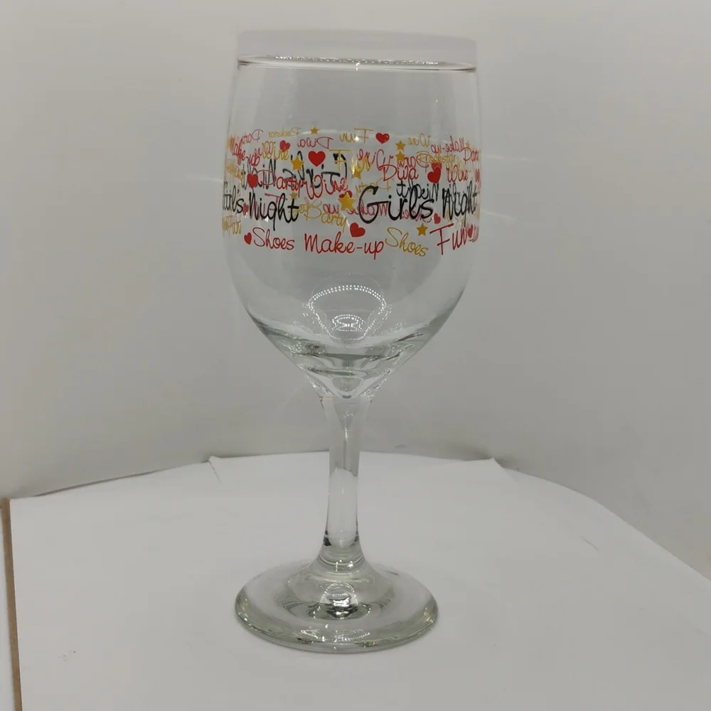 Girls night out beverage glass